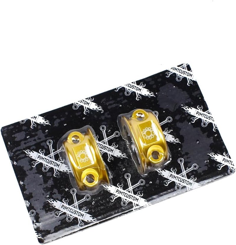 PJMTCUSTOM Gold Clutch Handlebar Clamp Lever Bracket Fits for Harley Davidson XL, Softail, Dyna, Touring (Gold) - Image 5